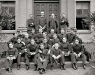 Annapolis, Maryland. U.S. Naval Academy. A group of cadets. Graduating class of 1894
